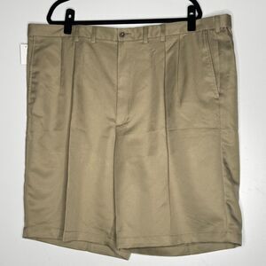 New Haggar Cool 18 Expand Waist Quick Dry UPF 50+ Shorts Men's Size 46 Big Tall